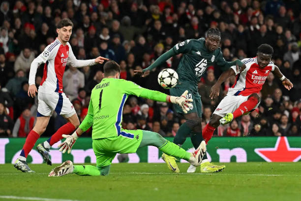 萨卡2射1传哈弗茨破门 阿森纳3-0摩纳哥斩获2连胜 