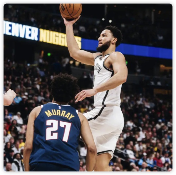 约基奇威少同获三双 小波特17分掘金战胜篮网