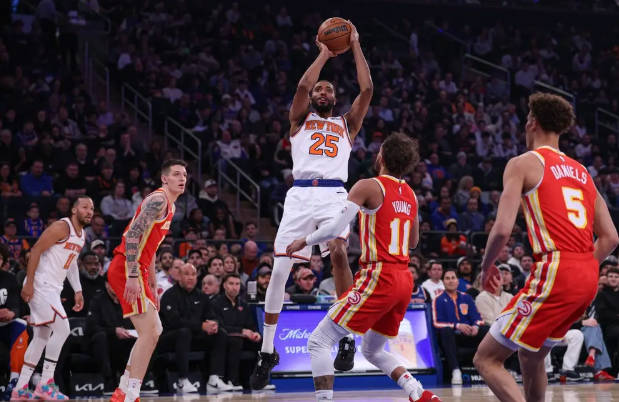 布伦森34分吹杨27+6 布里奇斯26分尼克斯胜老鹰