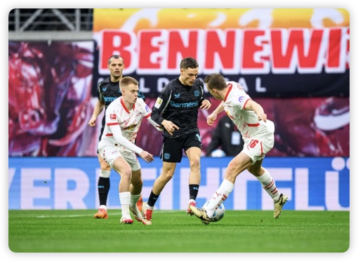 维尔茨3中柱+造2球 勒沃库森2-2莱比锡8连胜终结 