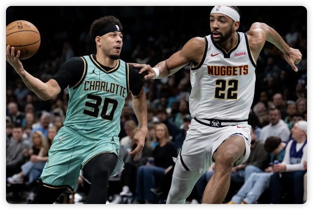 布里奇斯24+12约基奇28+13+17 黄蜂104-107不敌掘金 