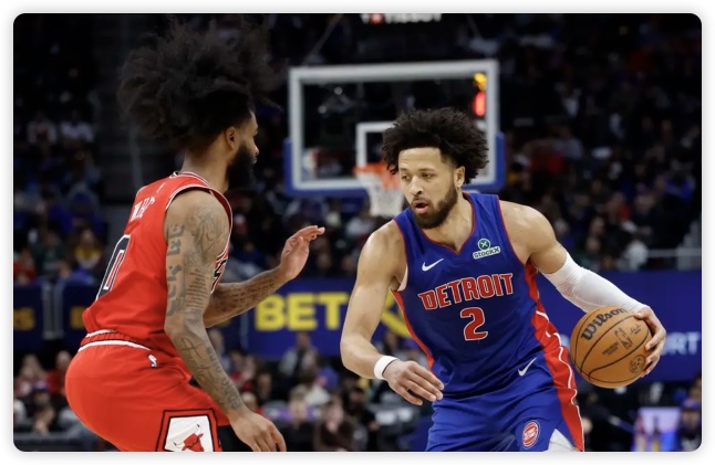 坎宁安22+15武切维奇三双 杜伦21+13活塞擒公牛