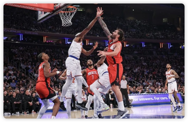 布伦森42+10汤普森25+11+11 尼克斯送火箭3连败