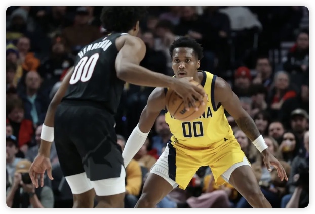 小西蒙斯22分哈里伯顿低迷 开拓者大胜步行者取5连胜