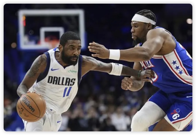 恩比德三双欧文34+9 马克西33分76人送独行侠三连败