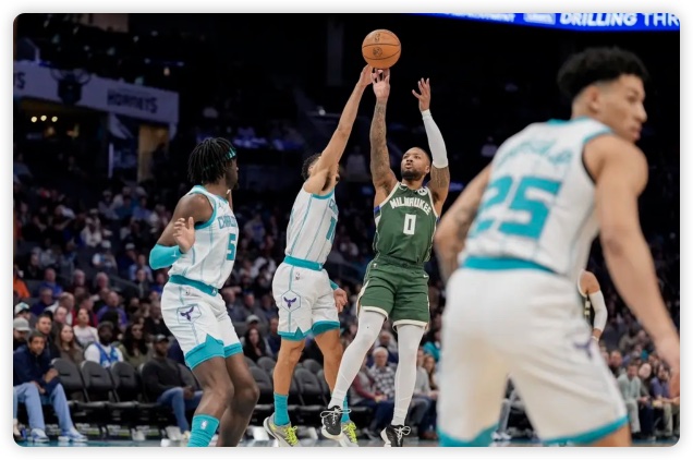 利拉德29+12字母哥缺阵 雄鹿轻取黄蜂送对手6连败 