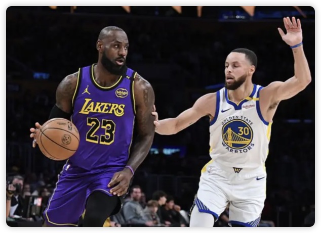 詹姆斯42+17+8库里37分 湖人击退勇士收获4连胜 