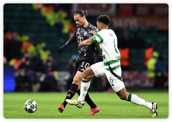 奥利塞破门凯恩建功 拜仁客场2-1凯尔特人占先机 