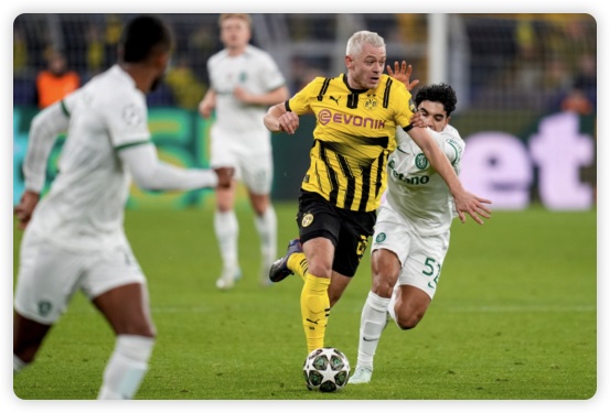 晋级16强！多特0-0总比分3-0葡体 阿德耶米造点吉拉西失点