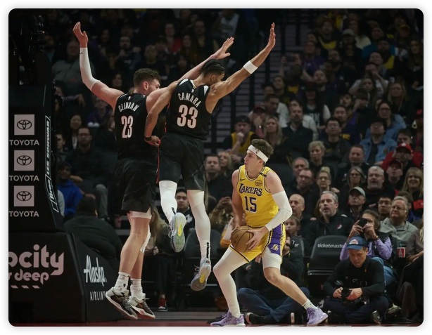 詹姆斯40+8里夫斯32分 东契奇缺阵湖人胜开拓者