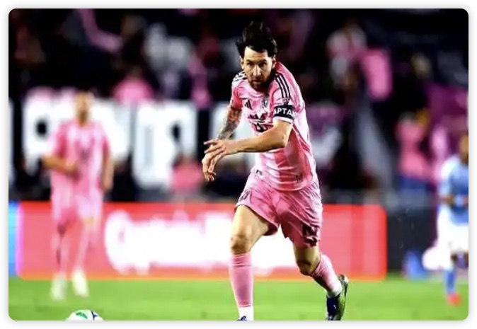 迈阿密100分钟绝平2-2纽约城 梅西助攻双响+赛后染黄