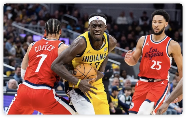 哈里伯顿29+12哈登空砍31分 伦纳德缺阵快船负步行者 