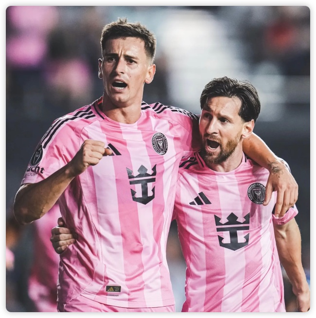 梅西凌空斩苏亚雷斯传射 梅苏百次连线迈阿密国际3-1胜 