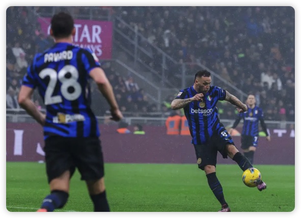 阿瑙托维奇世界波恰20点射 国米2-0进4强将战米兰 