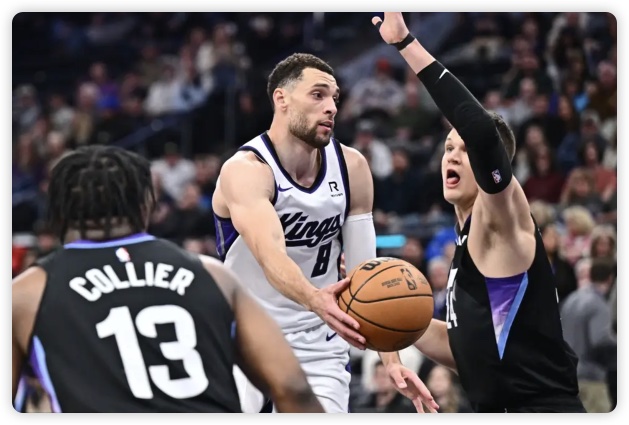 拉文22+8穆雷26+6 凯斯勒25分国王轻取爵士