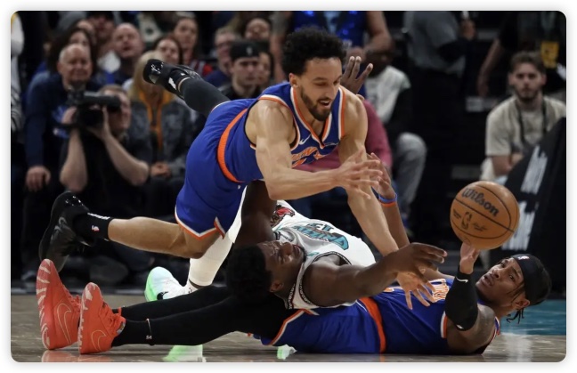 莫兰特25+7布伦森23+7 阿努诺比准绝杀尼克斯险胜灰熊