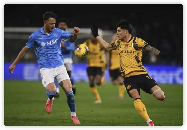 迪马尔科破门+伤退 国米1-1遭那不勒斯绝平仍1分领跑 