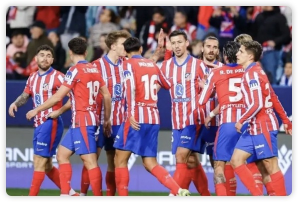 马竞1-0毕巴先赛暂登顶 阿尔瓦雷斯制胜&3场4球毕巴三度中框