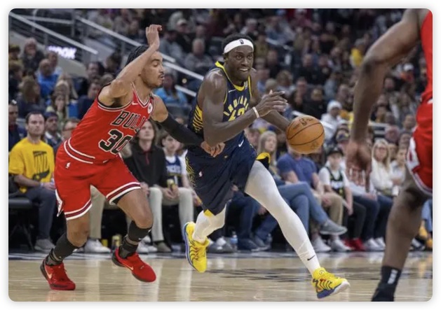 步行者三杀公牛战绩追平雄鹿 哈利伯顿17+12神迹创历史第一 