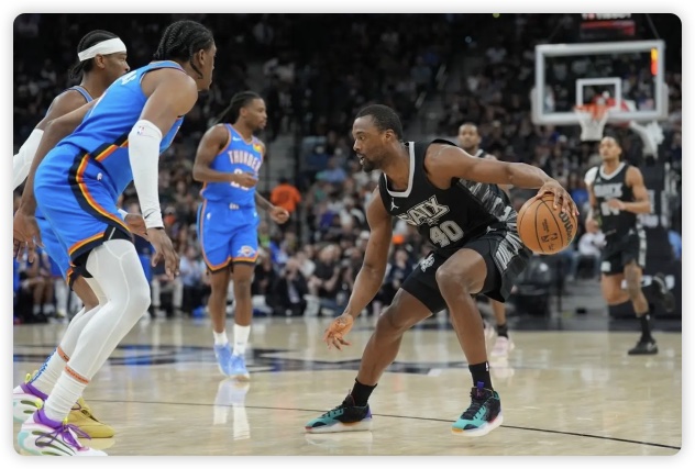 杰伦威41+6+7 亚历山大31+8 卡斯尔32+8 雷霆轻取马刺迎3连胜