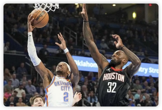 亚历山大51+5+7 谢泼德新高25+5 白魔27+11 雷霆击退残阵火箭