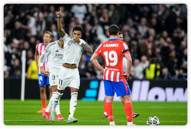 皇马2-1马竞 罗德里戈闪袭小蜘蛛破门迪亚斯制胜 