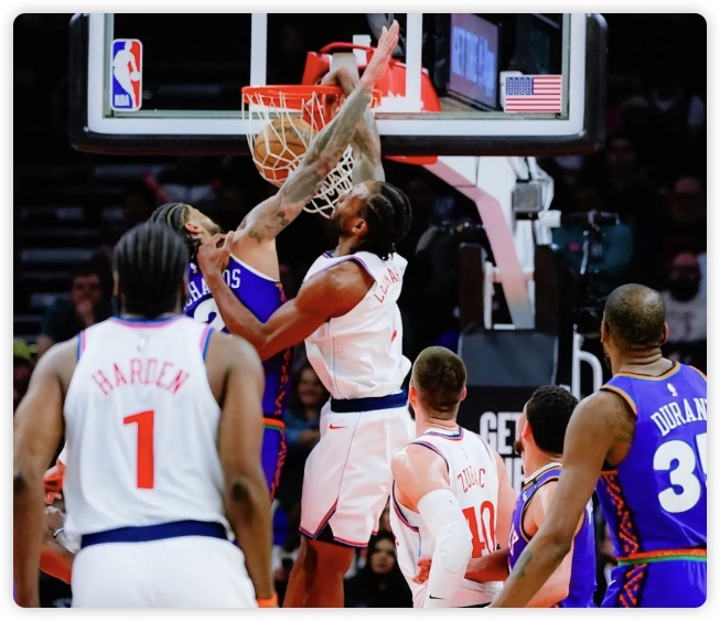 KD末节19分导太阳大逆转&赛季横扫快船 哈登21+15 祖巴茨35+9