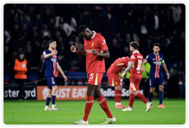 阿利森献9次神扑埃利奥特绝杀 利物浦1-0巴黎 