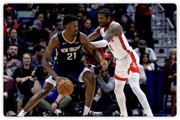 申京22+8 阿门21+11 锡安15中5&20+10 火箭擒鹈鹕终结3连败