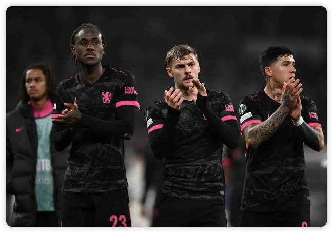 切尔西客场2-1力克哥本哈根 詹姆斯+恩佐破门 