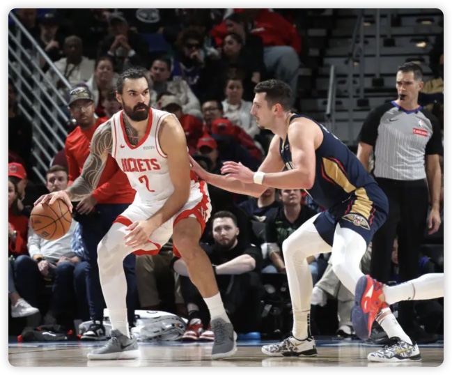 狄龙27分 阿门伤退 锡安20分 火箭7人上双再胜鹈鹕