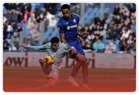 无缘登顶！十人马竞1-2赫塔费 科雷亚直红成转折马竞4分钟连丢2球