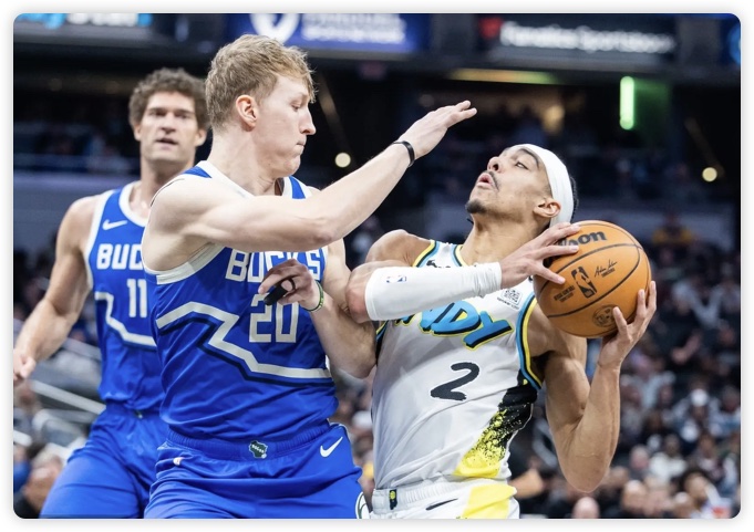 哈里伯顿逆天3+1绝杀 字母哥空砍19+17步行者胜雄鹿