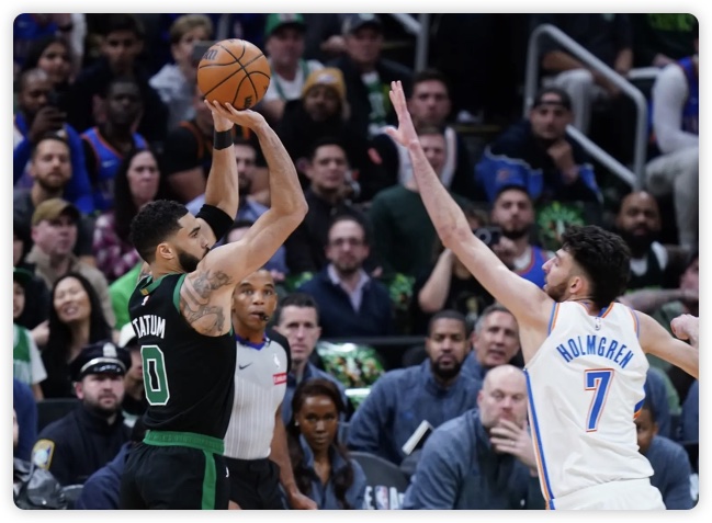 SGA万分里程碑塔图姆33+8+8 雷霆赛季双杀绿军