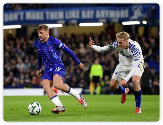 霍尔劲射破门 切尔西1-0总分3-1哥本哈根晋级8强 