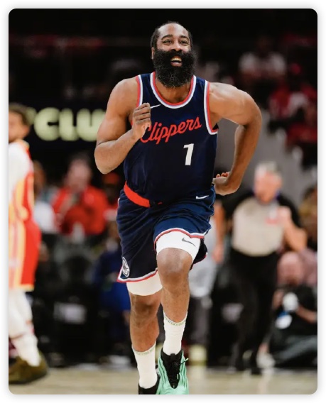 哈登25+8+7伦纳德25+6 杨17分快船终结老鹰4连胜