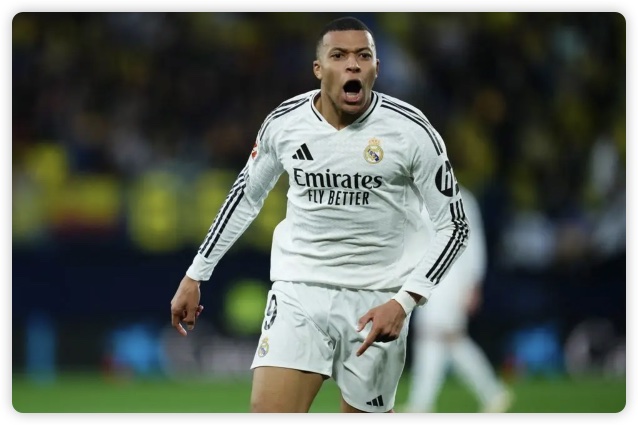 姆巴佩双响库尔图瓦屡神扑 皇马2-1双杀黄潜