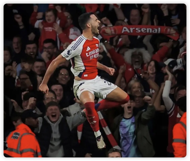 梅里诺头球破门 阿森纳1-0切尔西落后利物浦12分 