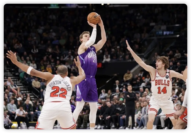 怀特26分 武切维奇15中3 公牛6人上双送爵士10连败