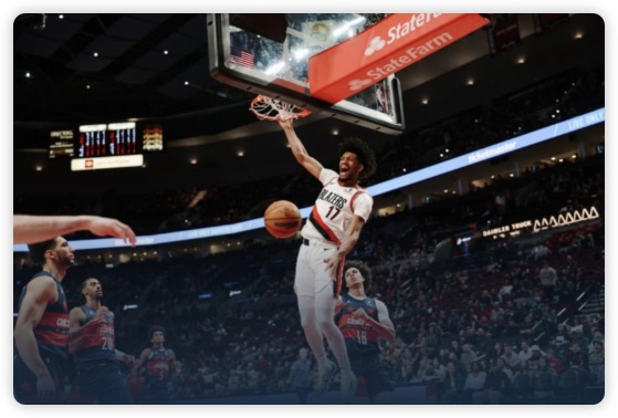 A-西蒙斯30分 阿夫迪亚15+6 萨尔20分 开拓者终结奇才连胜