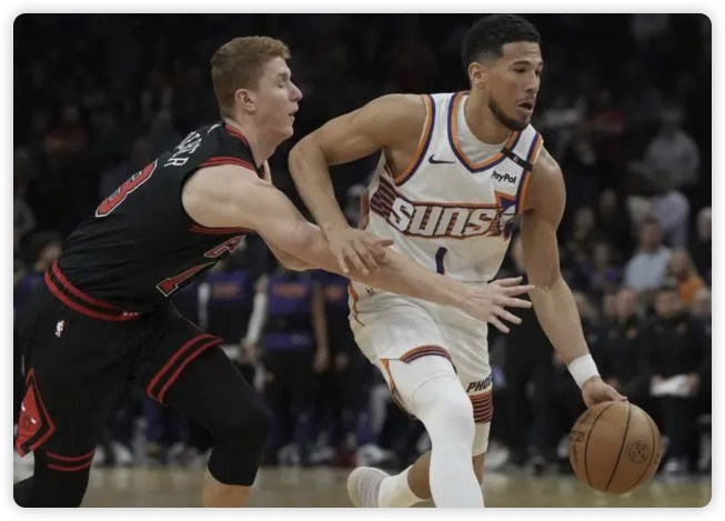 布克下半场33分 杜兰特26+8 武切维奇24+6 太阳对公牛11连胜