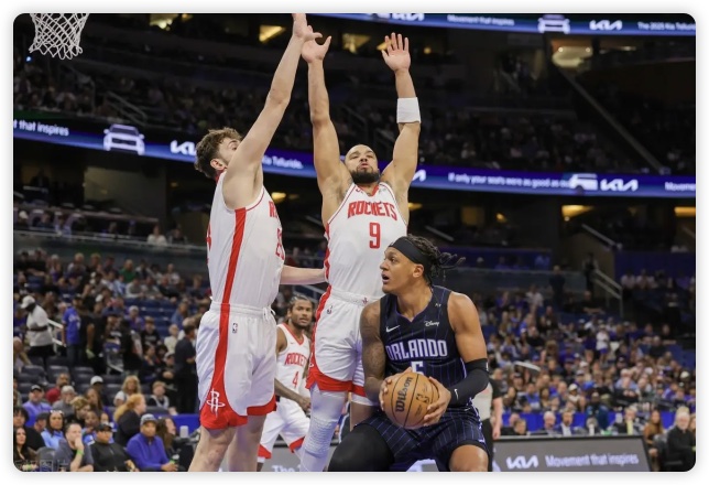 杰伦-格林26+7 申京22+12 班凯罗31+6 火箭客胜魔术豪取8连胜