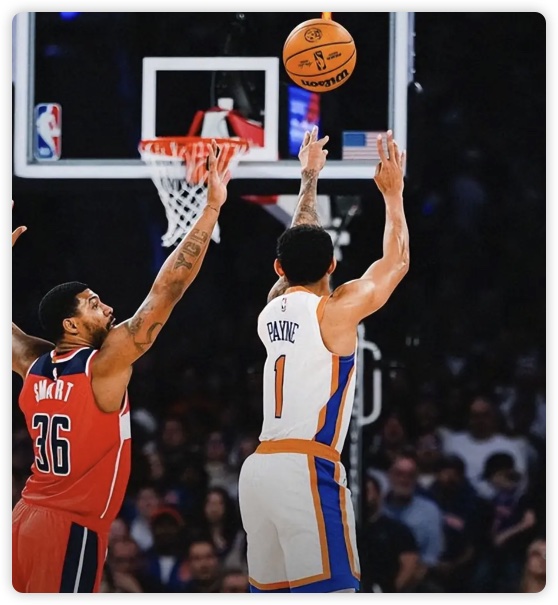 唐斯31+11布里奇斯27+6+4 尼克斯送奇才4连败