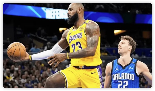 詹姆斯24+6+8 东契奇32+7+7 小瓦32+8 湖人不敌魔术吞3连败