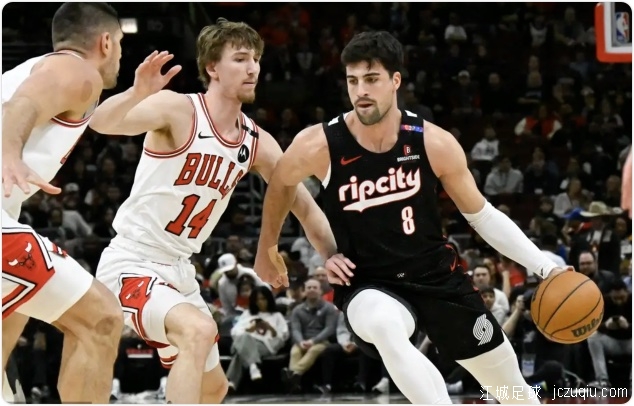 吉迪三双阿夫迪亚37+11 武切维奇31+12公牛胜开拓者