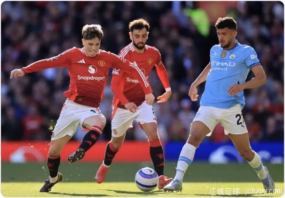加纳乔失良机曼联0-0曼城 红魔近4场曼市德比不败 