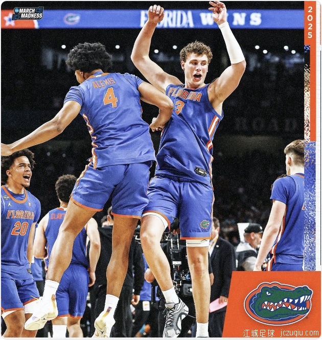 疯三决赛：佛罗里达大学险胜夺冠 小克莱顿MOP 