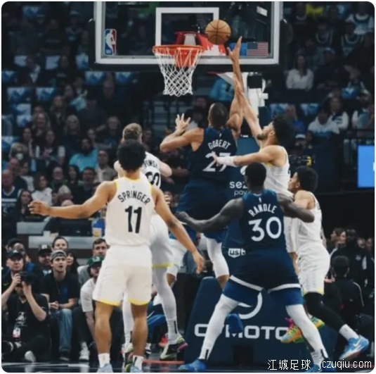 爱德华兹43分戈贝尔19+17 森林狼胜爵士锁定西部第六