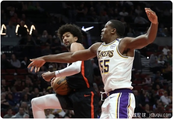 班顿23分詹姆斯东契奇缺阵 湖人负开拓者坐稳西部第三