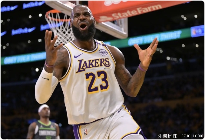 东契奇37+8老詹仅19分 湖人惨败森林狼季后赛开门黑